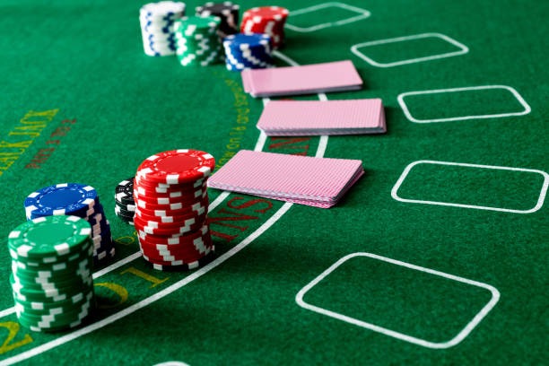 Blackjack hand options and betting interface on sahamtoto login